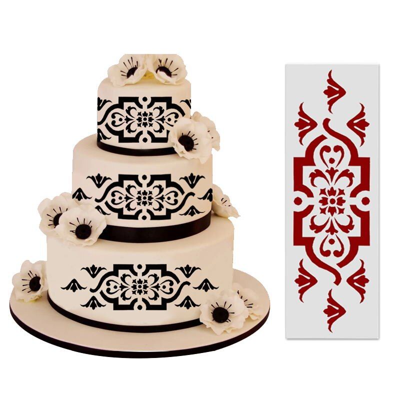 Cake Stencil Mould DIY Lace Fondant Mousse Decorating Tools for Party Wedding Christmas DIY Kids Painting Scrapbook Stencils