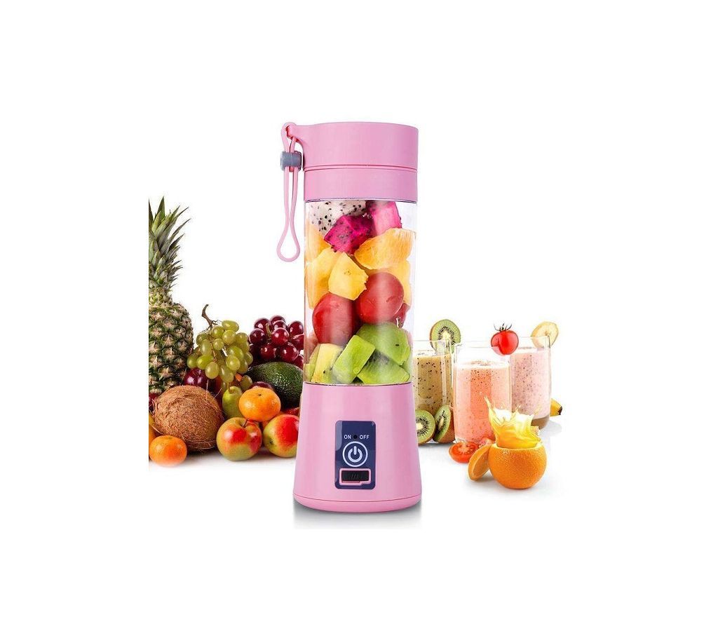 Rechargeable Juice Blender Pink