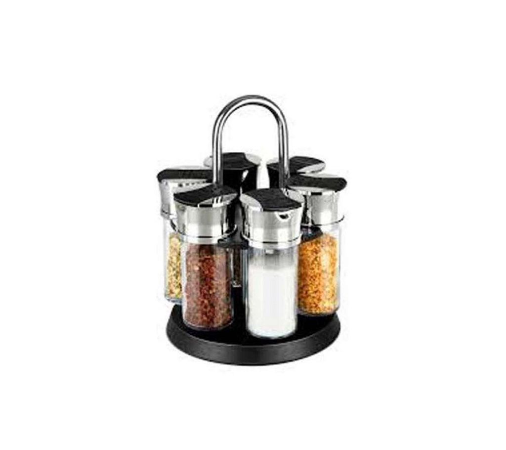 Roating Spice Jar - 6 - Silver