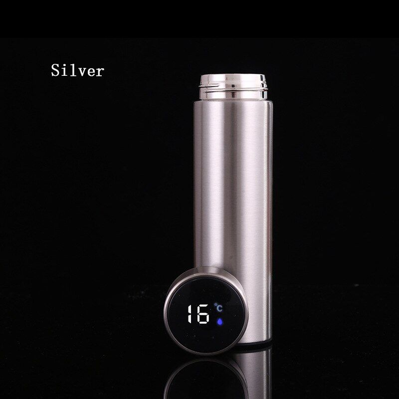480ml Intelligent Touch 304 Stainless Steel Thermos Mug Anti-Skid And Anti-Scalding Greater Than 12 Hours Insulation Mug Travel
