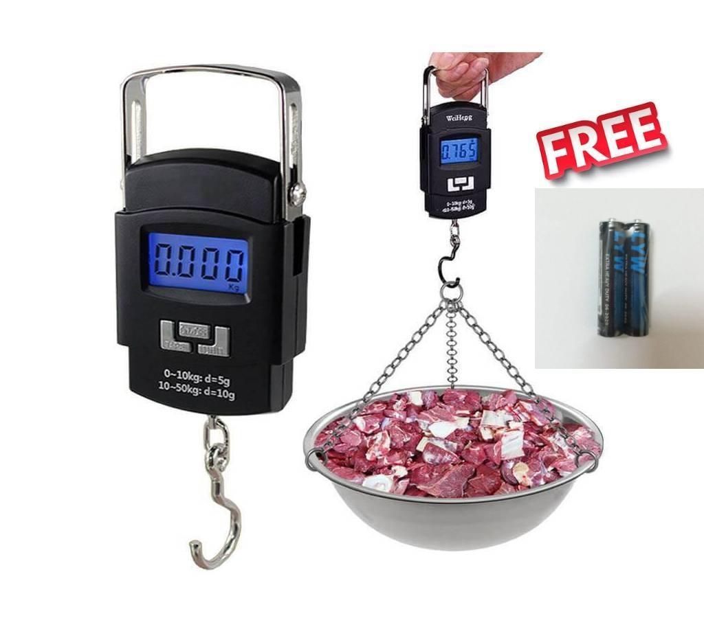 Digital Weight Scale - Black