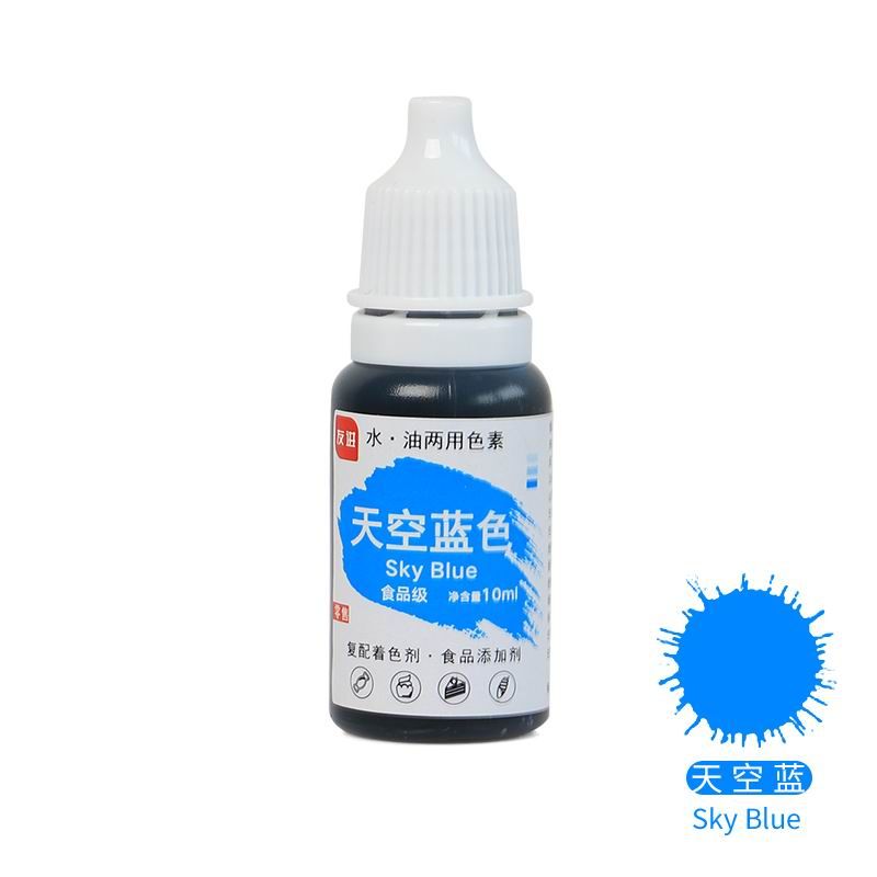 24 Colors Edible Pigment 10ML Macaron Cream Food Coloring Ingredients Cake Fondant Baking Cake Edible Color Pigment Pastry Tools