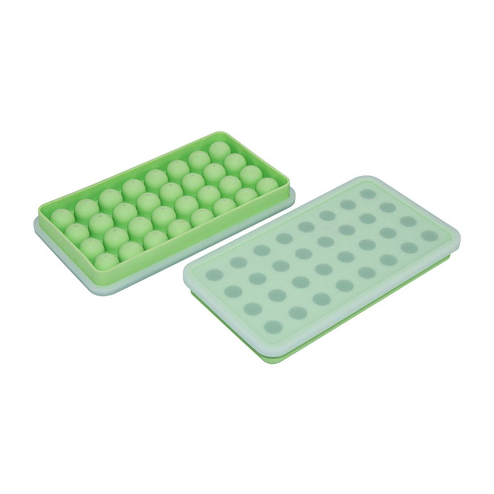 2Pcs Silicone 32 Cavities Ice Tube Maker Trays Molds with Lid
