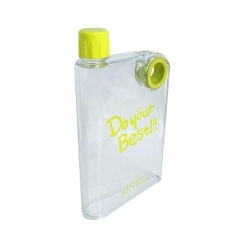 Notebook Water Bottle 380ml - Transparent