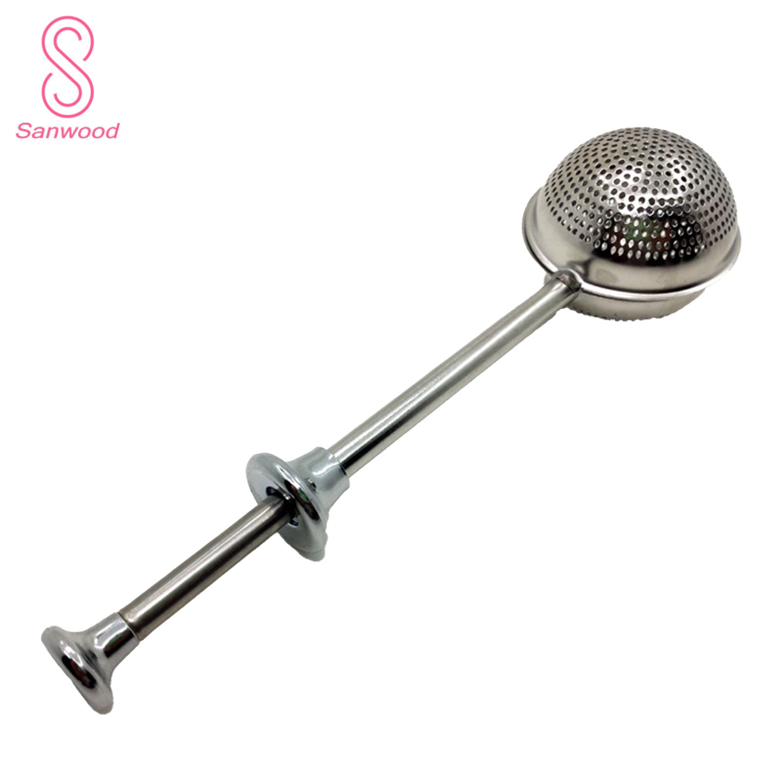 Retractable Stainless Steel Tea Ball Infuser Leaf Separator Kitchen Accessory