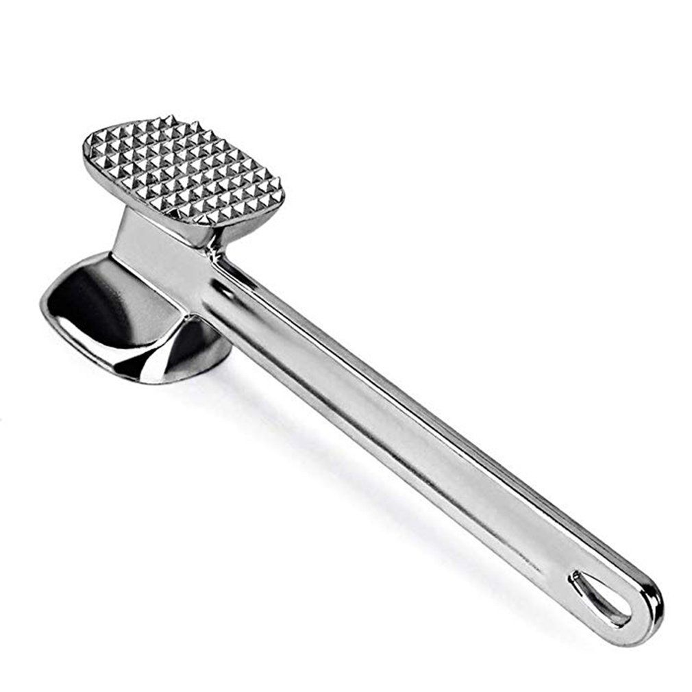 Kitchen Small Double-Sided Loose Meat Hammer Steak Hammer Sirloin Hammer Silver
