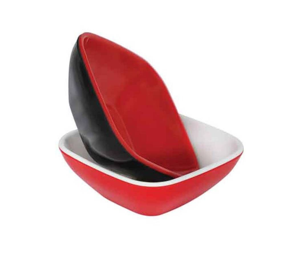 Double Color Cup Plate 10inch (6 Pieces)