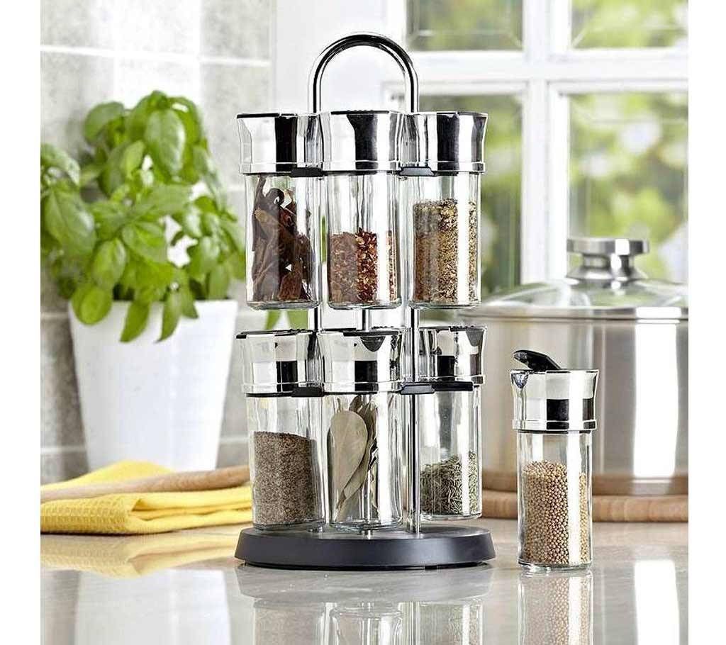12pc Rotating Spice Jar