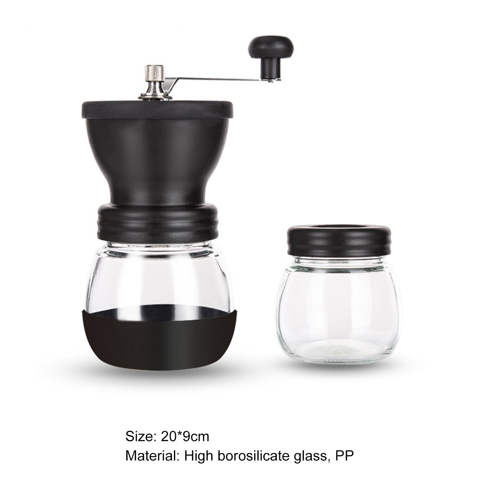 Coffeell Anti-slip Handle ni Hand-crank Coffee Gder