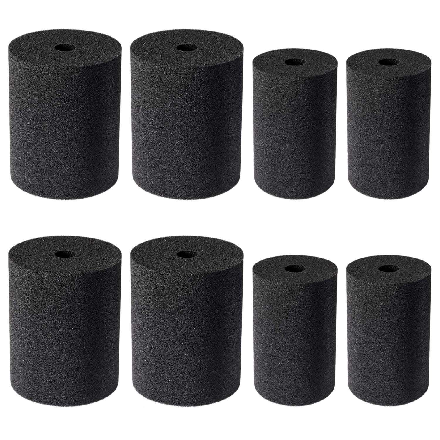 8Pcs Cup Turner Foam Black Cup Turner Foam Cup Tumbler Fixing Turner Foam Locate Spinner Foam Cup Turner Sponge 10-40 Oz
