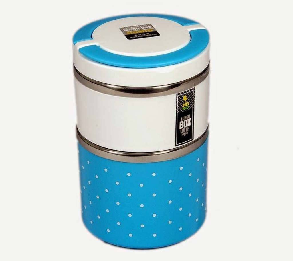 Two layer hot lunch box- 1 pc 