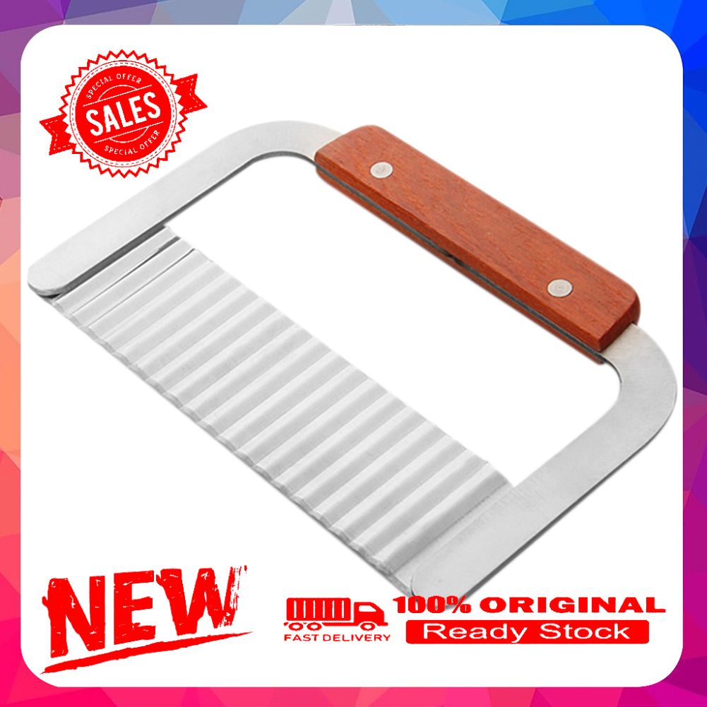 Wavy Garnish Potato Vegetable Cutting Tool French Fry Slicer Crinkle Cutter