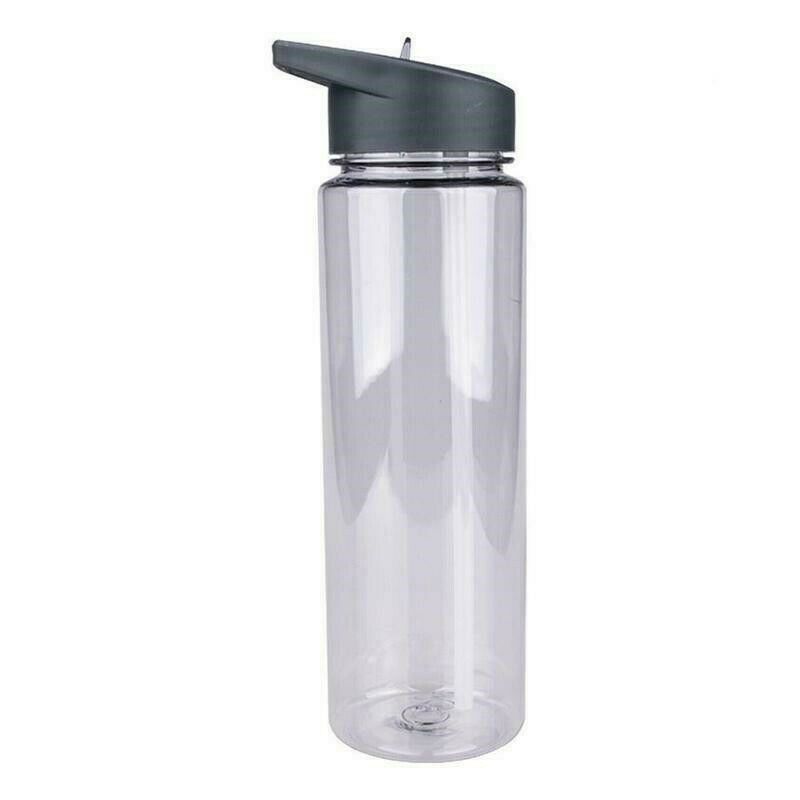 750ml Outdoor Water Bottle With Straw Sports Bottles Eco-friendly With Lid Hiking Camping Plastic BPA Free Handle Straw Kettle