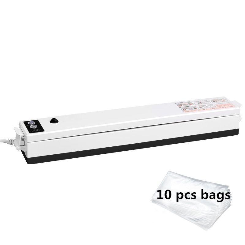 Food Vacuum Sealer Storage Packing Sealing Machine Kitchen Vacuum Container Packer Food Vegetables Saver With 10pcs Vacuum Bags