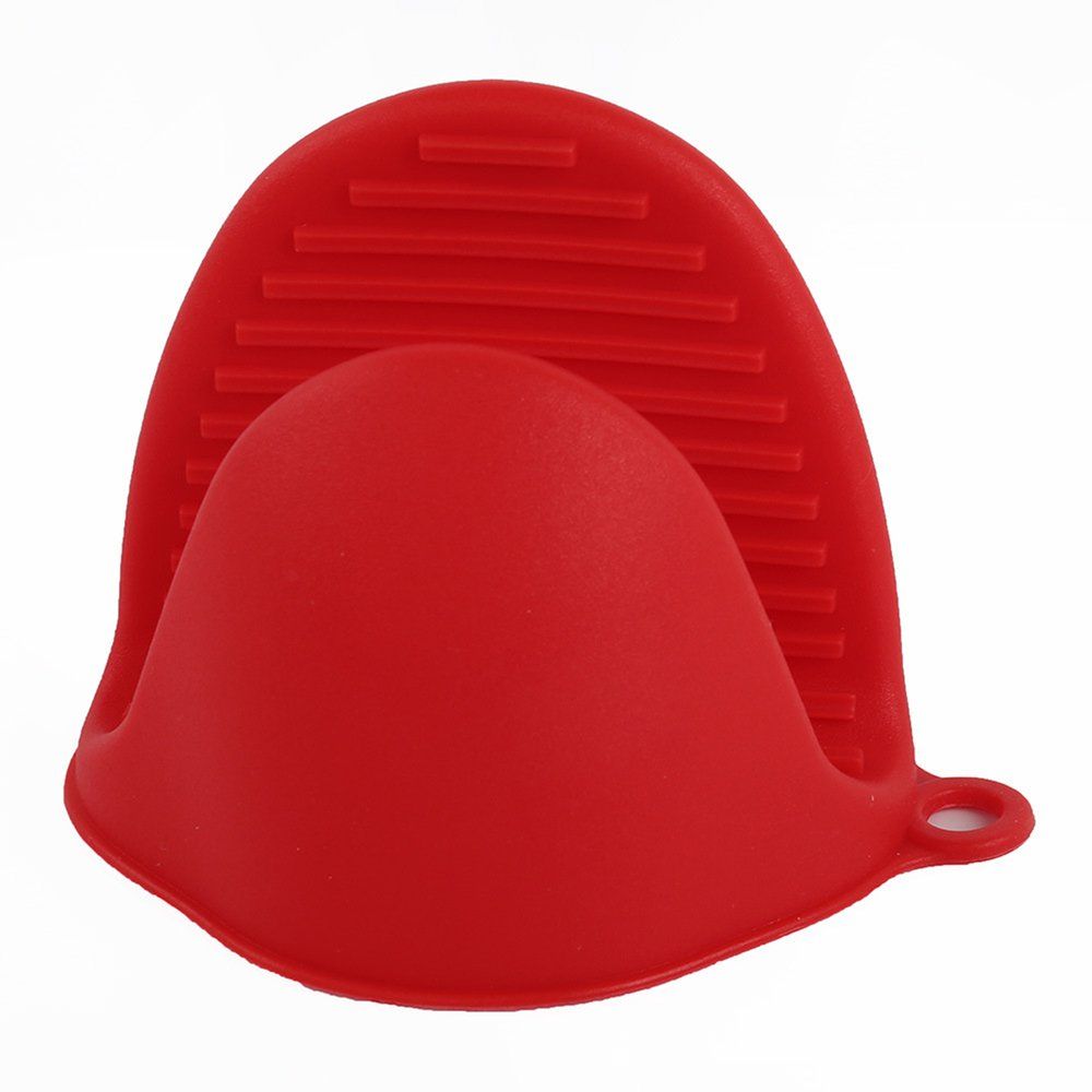 TE Silicone anti-scalding gloves dish holder kitchen insulation tray dish bowl baking oven with hand clip