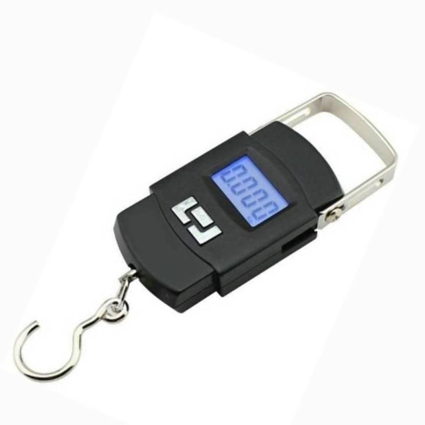 Portable Electronic Weight Scale - Black