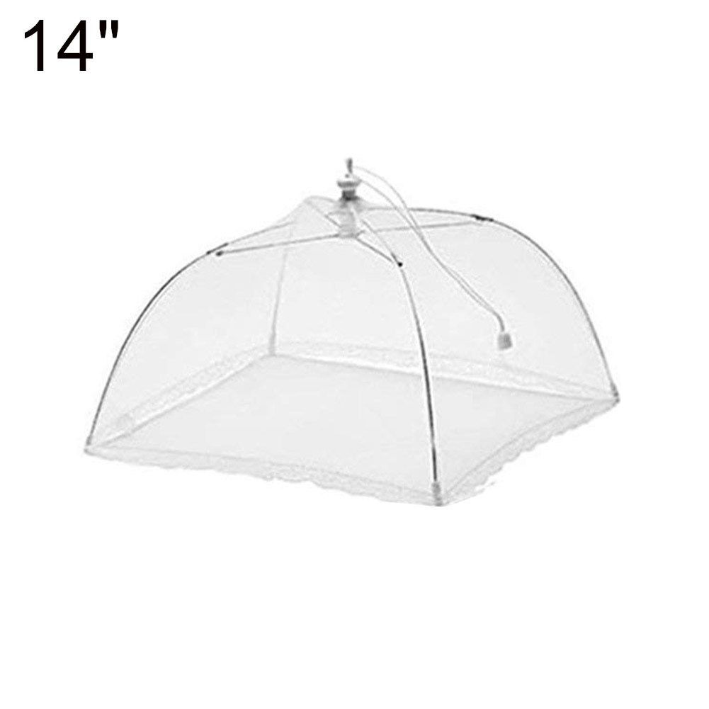 Table Gauze Folding Square Anti-dust Food Cover Anti-fly Protector Kitchen Tool