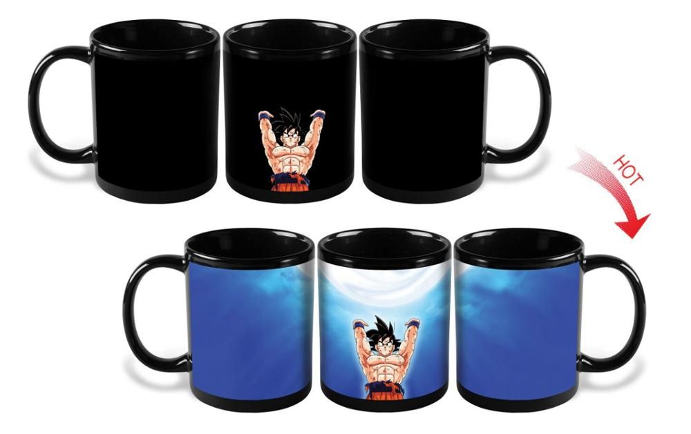 dropshipping color changing anime ceramic mug coffee mug