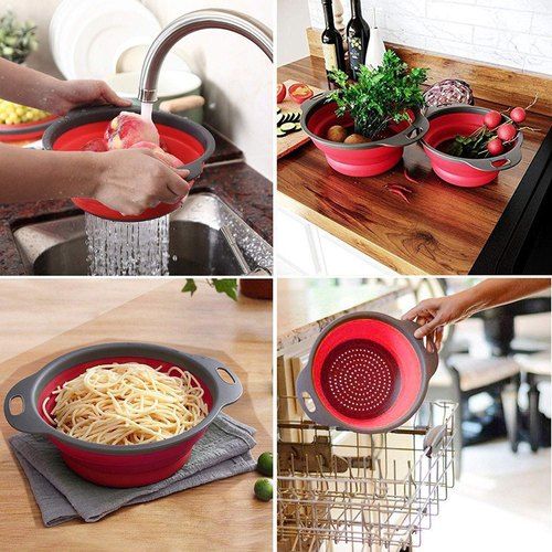 Silicone vegetable basket.