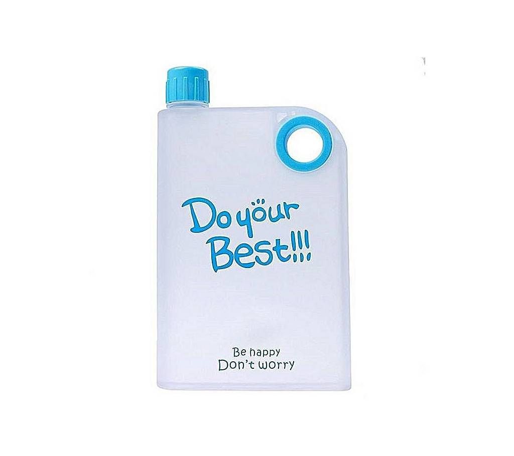 Notebook Transparent Water Bottle - 380ml