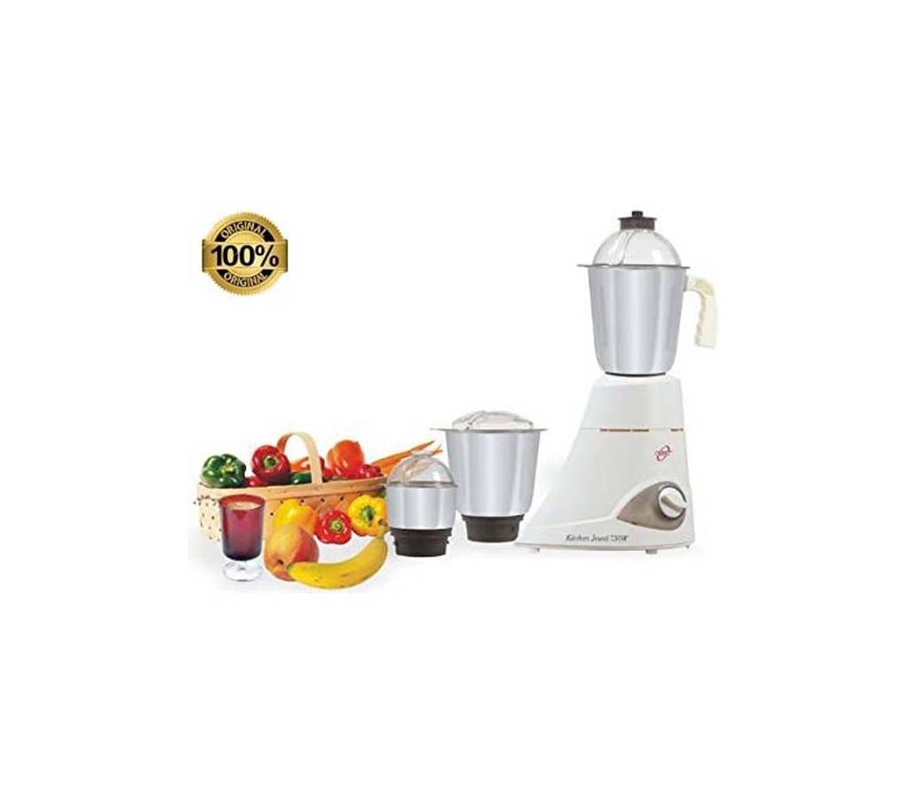 Orpat Kitchen Jewel 750-Watt Mixer Grinder (White)