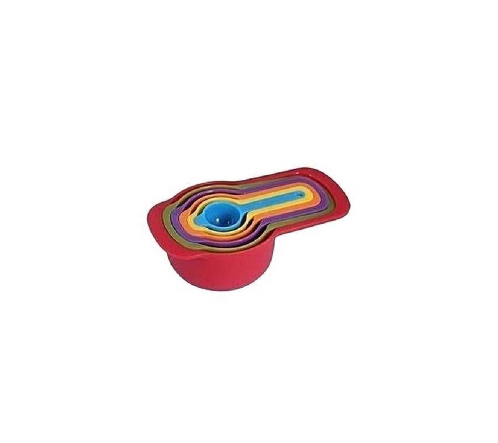 Rainbow Measuring Cup Set 6 Pieces - Multi Color