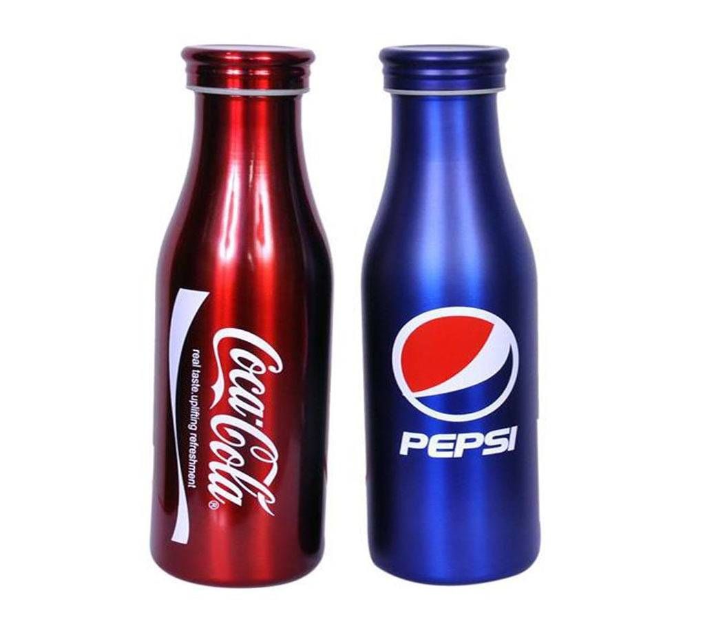 Steelnes steel vacuum coca cola can unique design 500 ml water bottle hot and cold