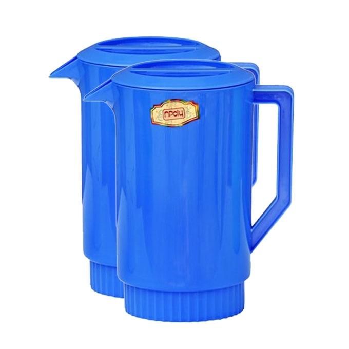 Plastic Popular Jug - 2Pcs - Blue