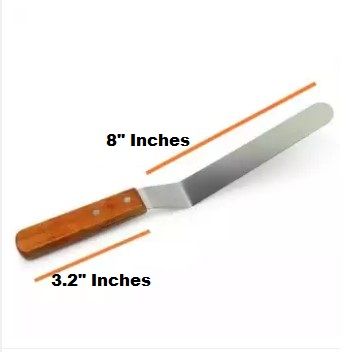 Stainless Steel Cake Planer-8" inchi Cake Knife & Wooden Handle
