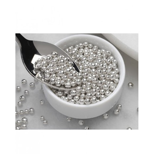 Silver Pearls / Sprinkle / Cake Decoration / Sugar Ball. 40 gm