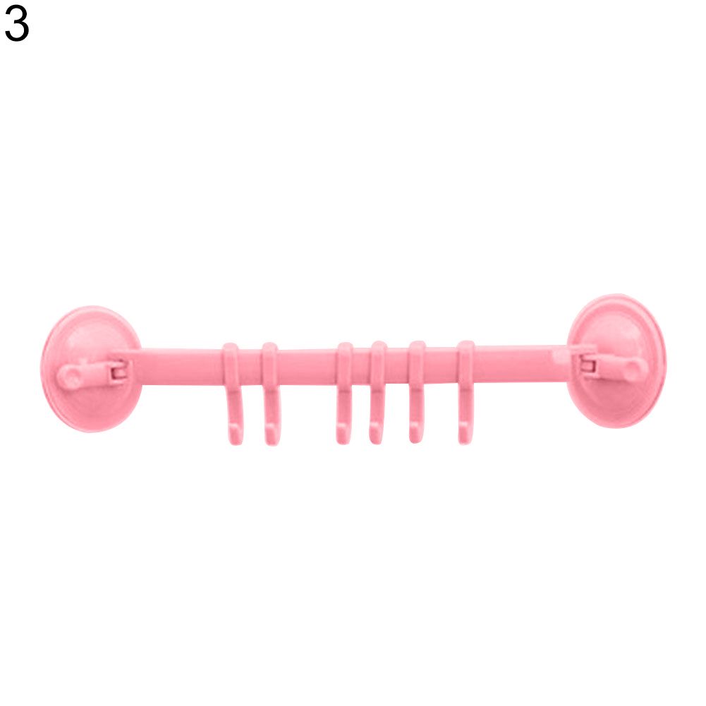 Multifunctional Suction Cup Towel Hanger Kitchen Bathroom Storage Rack Holder