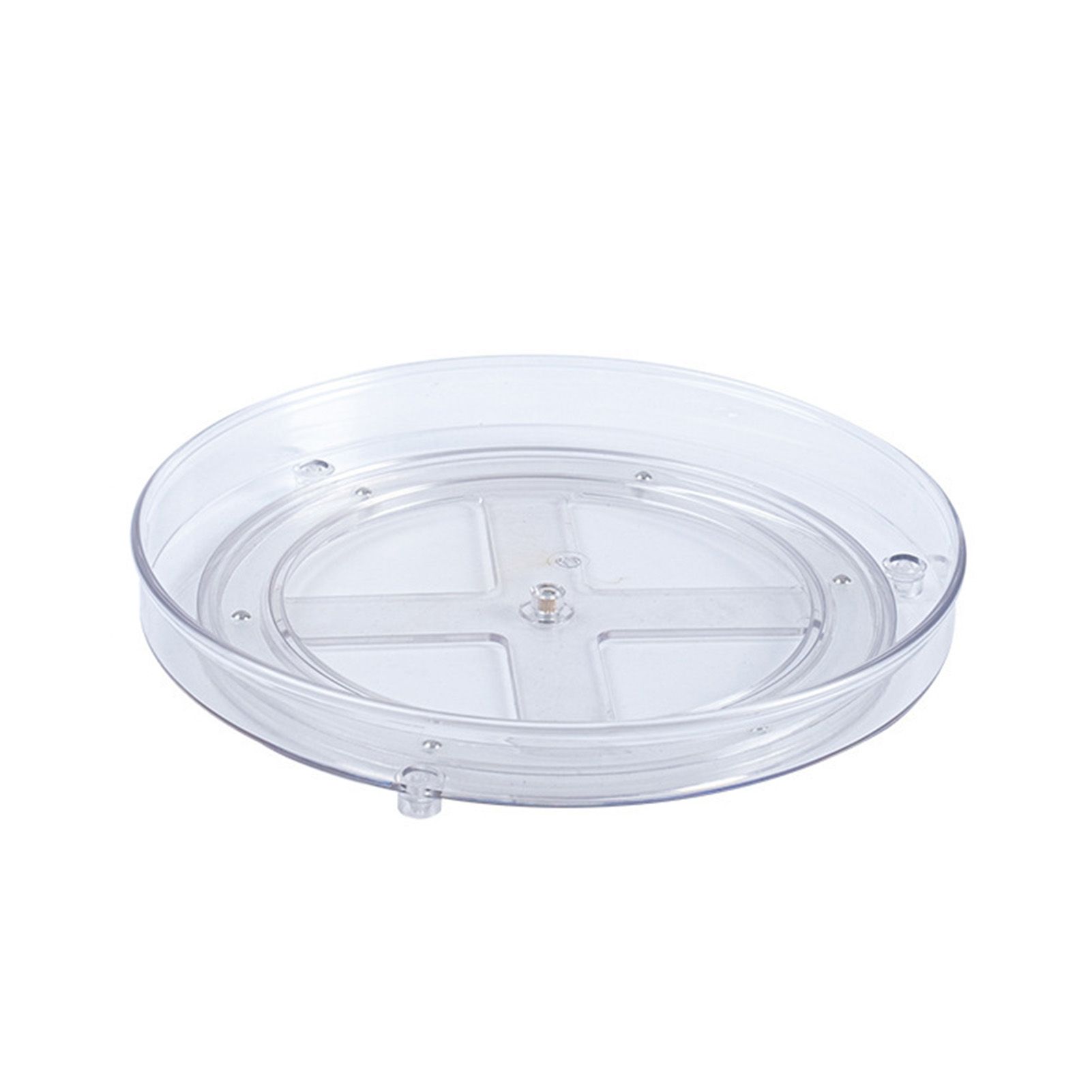 360 Degree Rotating Seasoning Rack Large Capacity PET Adjustable Spinning Cabinet Organizer for Kitchen