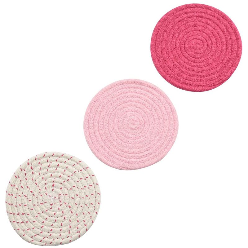 Room Pot Holder Set Woven Hot Pot Holder Set Coaster, Heat Pad, Pot Holder, Spoon Holder, Used for Cooking