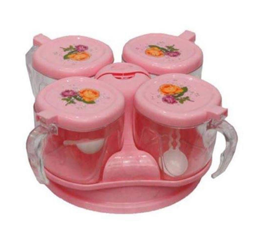 kitchen spice pot set-4pc