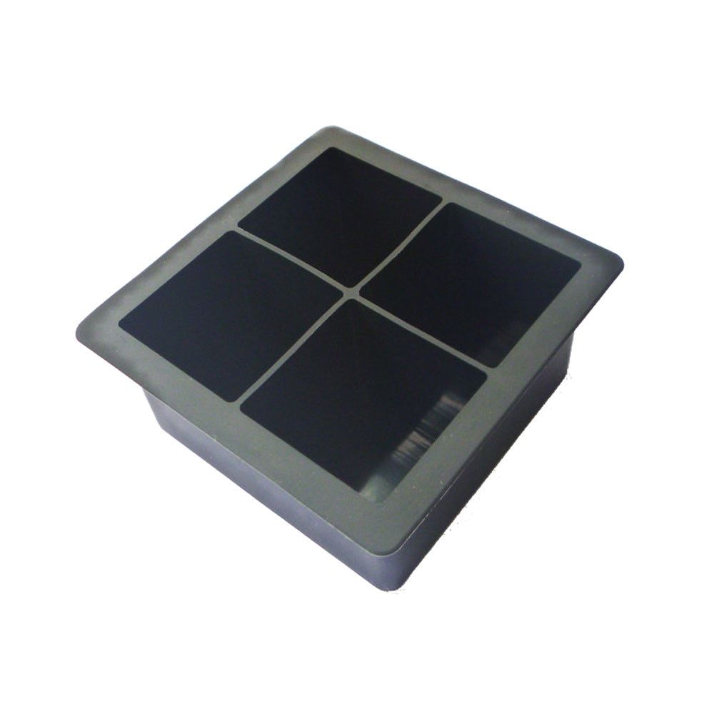 4 Cavity Perfect Ice Cube Silicone Cube Maker Form Cake Pudding Chocolate Molds Easy To Remove Ice Trays Fade Resistant