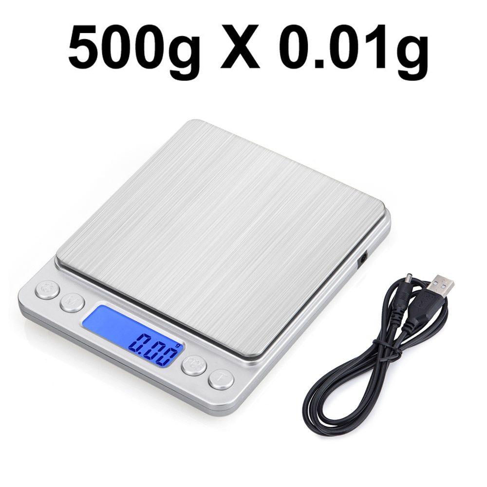 USB powered Digital Kitchen Scale Mini Pocket weighing Food scale for Cooking Baking High Accuracy Jewelry Electronic Scale