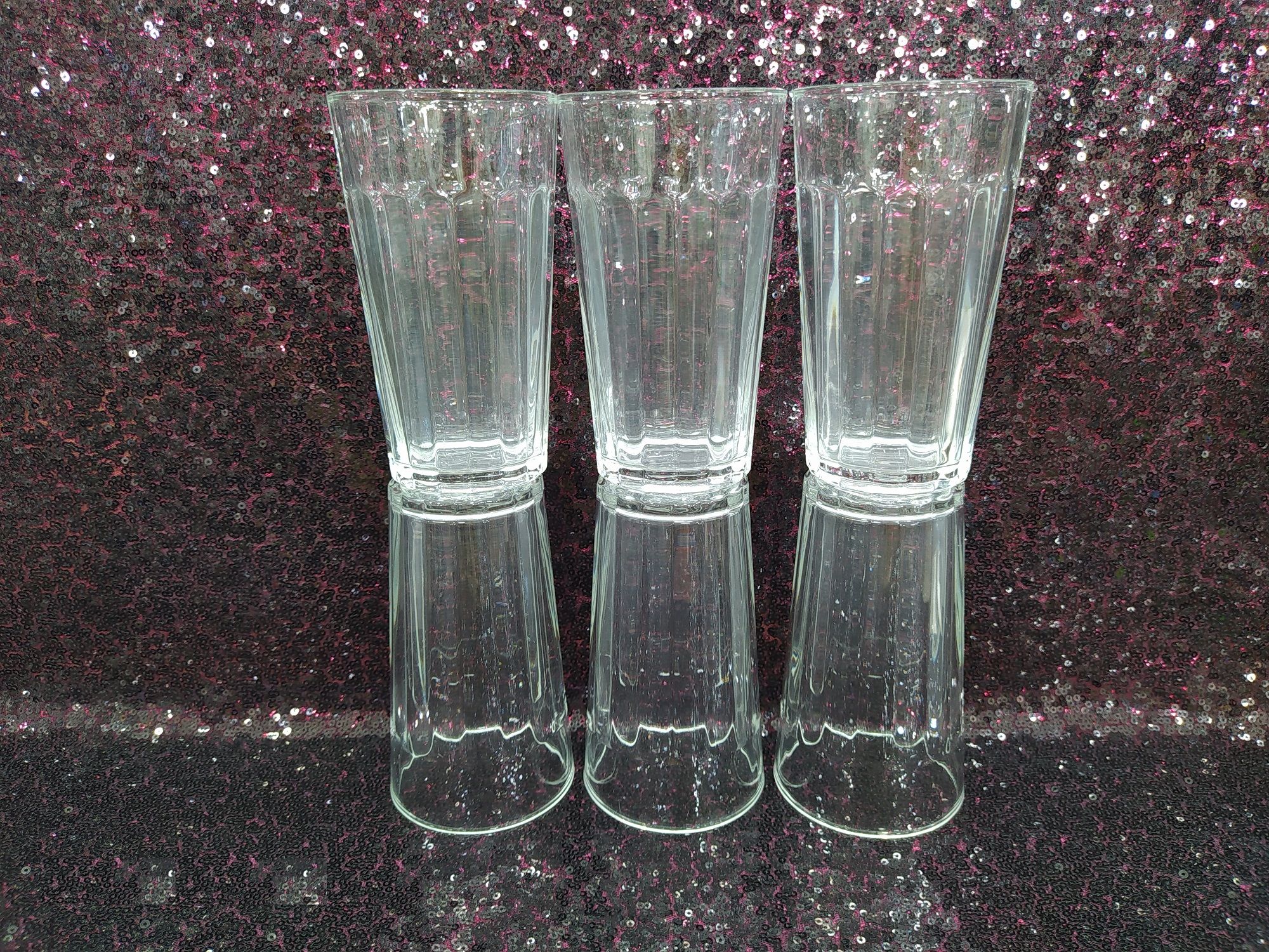 Water drinking glass 6 piece set, Beautiful Design Transparent Glass Set