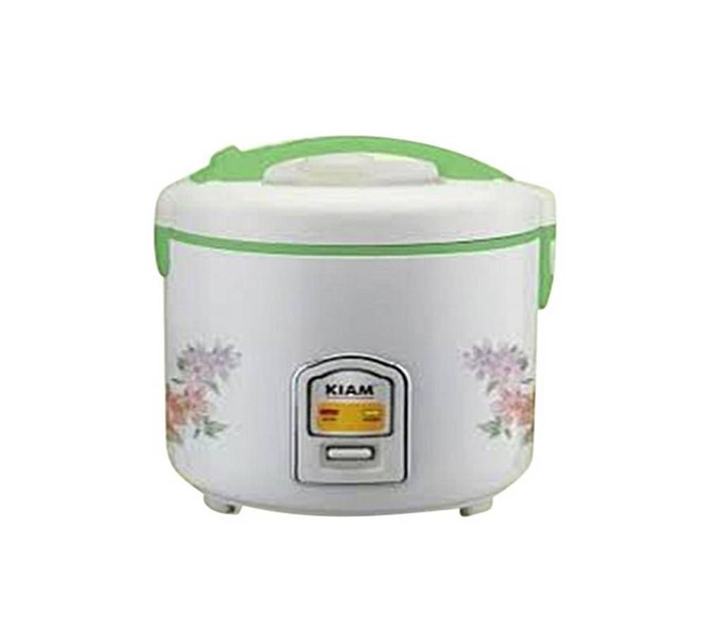 Kiam Rice Cooker - 1.8L - White and Sea Green