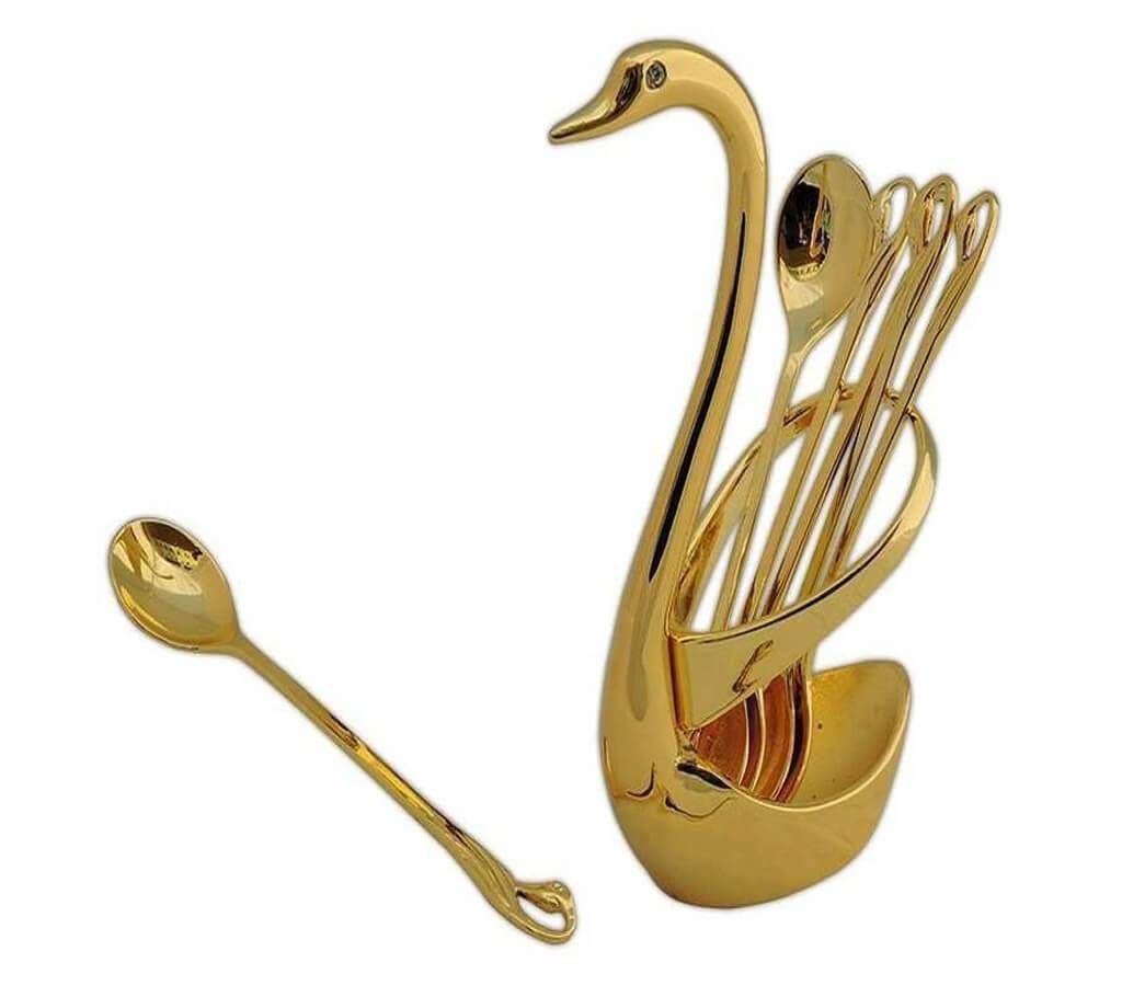 Swan Stand Spoon set - 6pcs