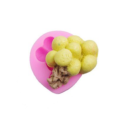 Cute Green Vegetables Cake Mold Fruit fondant cake mold chocolate mould kitchen baking Silicone Sugar Cake Decoration Tool