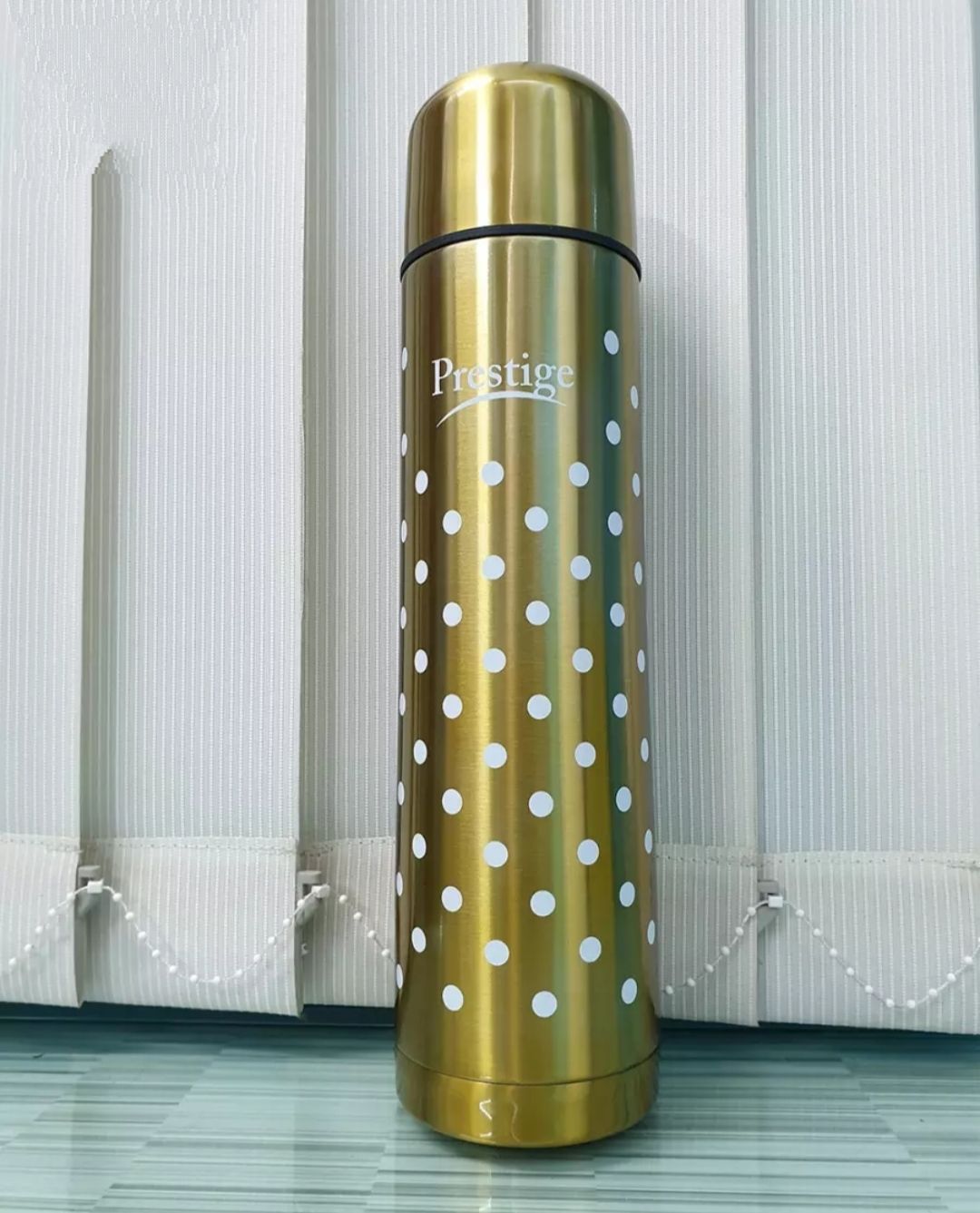 Prestige 1000 ML Colorful Multicolor Stainless Steel Vacuum Flask, For Hot And Cold, Water, Tea, Coffee, - Multicolor
