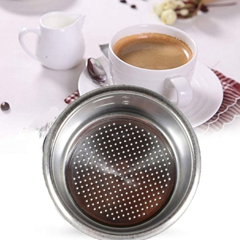 4Pcs 51mm 4 Cups Filter Replacement Filter Basket for Coffee Bottomless Portafilter for Delonghi EC680/EC685 Espresso