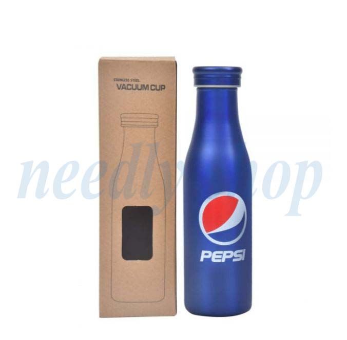 Stainless Steel Soft Drink Brand Logo Bottle