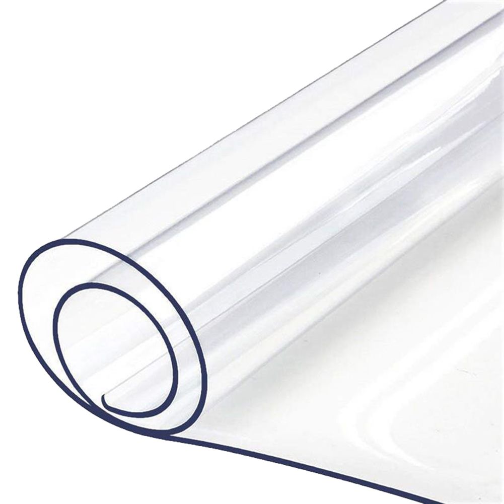 1mm Transparent Table Cover Water Resistant PVC Non-slip Tablecloth Protector