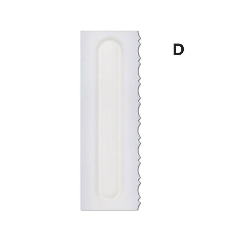 Houseeker 1pcs Cake Decorating Comb Cake Scraper Pastry Fondant Spatulas Baking Tools