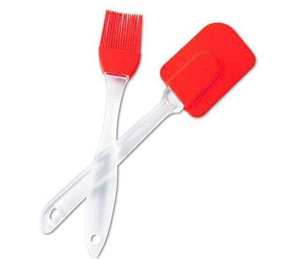 Silicon Spatula & Brush