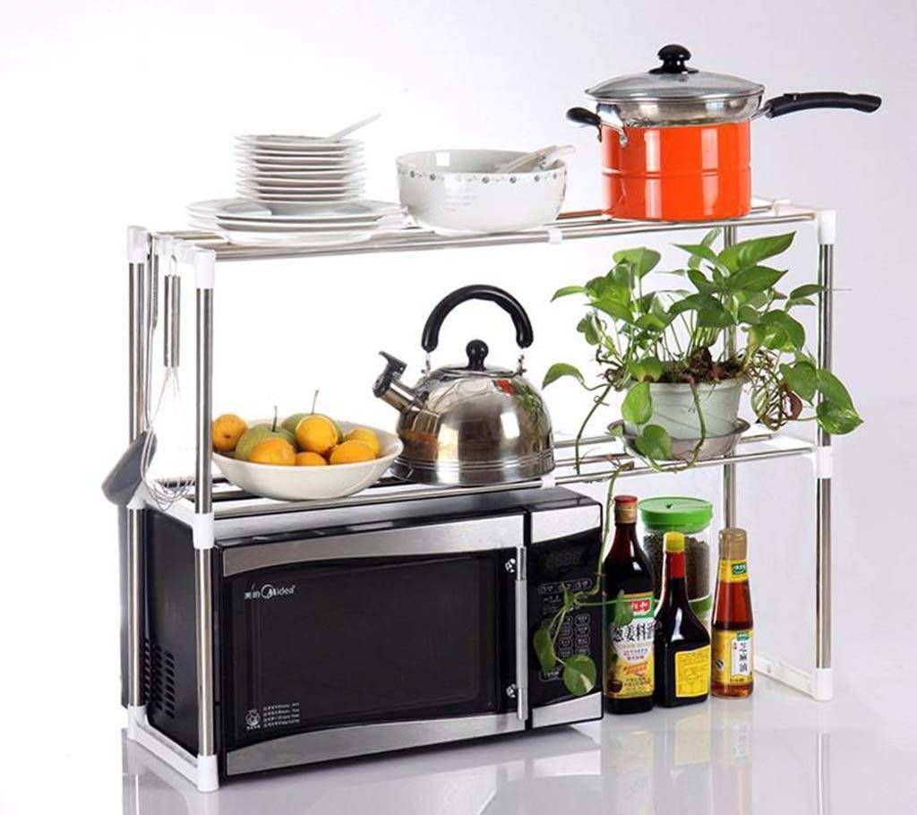 Micro wave Oven Storage Black 