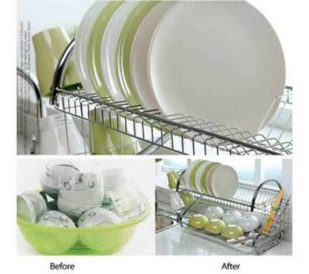 Two layers Crockeries rack 