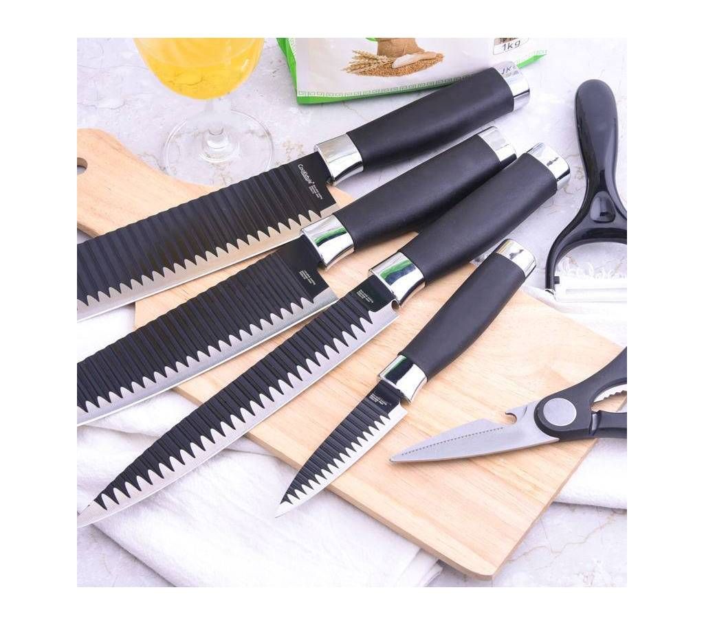 Cookstyle 6 Piece Professional Stainless Steel Knife Set
