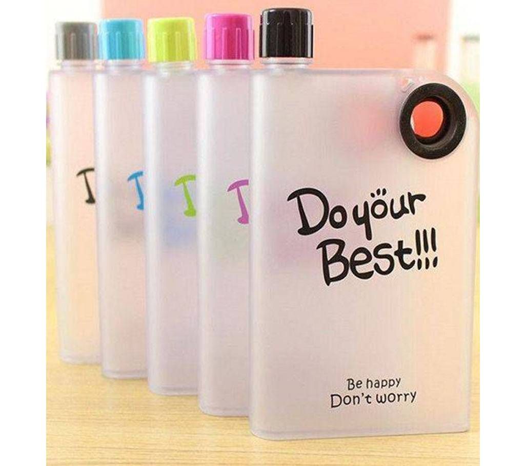 Notebook Water Bottle (1 piece) -380ml
